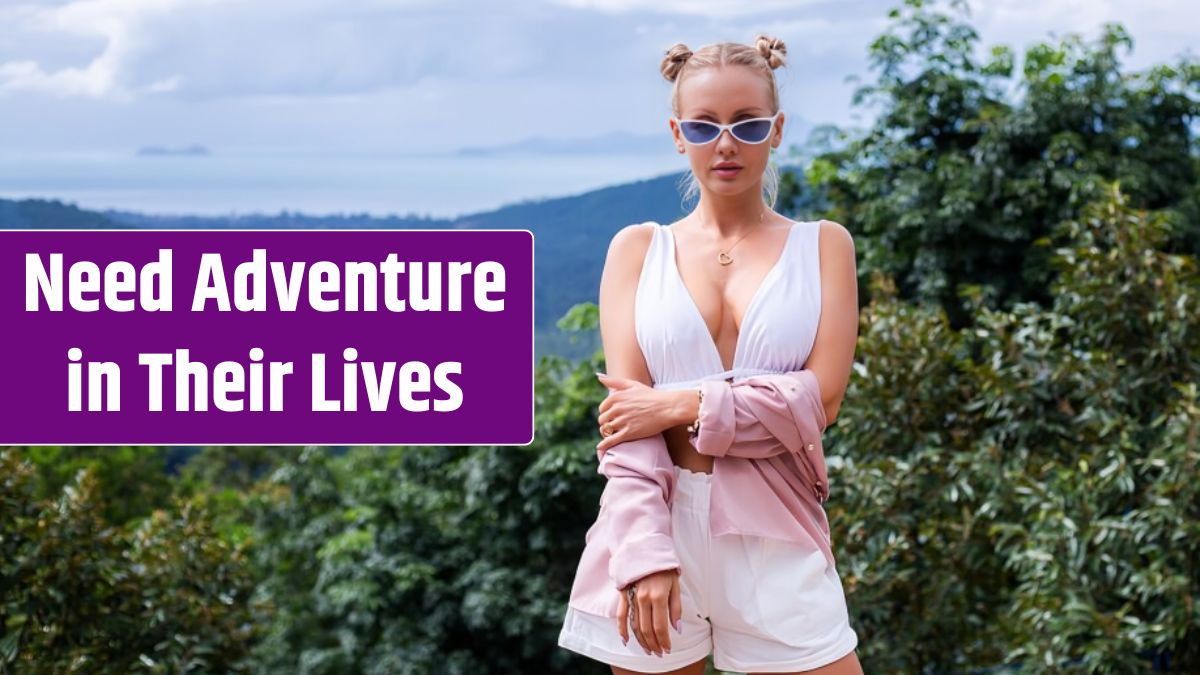 European stylish woman blogger tourist stands on the top of mountain with amazing tropical view of Koh Samui island Thailand Fashion outdoor portrait of female.